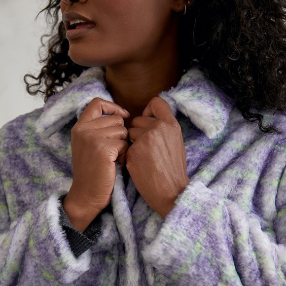 Anthropologie Donna Plaid Shirt Jacket - Picture 2 of 5